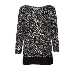 MIRA - DÁMSKE MÓDNE TRIČKO S DLHÝM RUKÁVOM