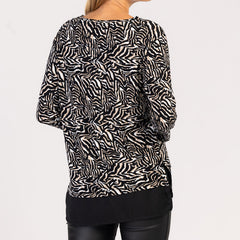 MIRA - DÁMSKE MÓDNE TRIČKO S DLHÝM RUKÁVOM