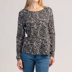 VIVA - DÁMSKE TRIČKO S DLHÝM RUKÁVOM ZO 100 % BAVLNY