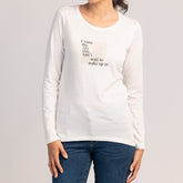 SORA - DÁMSKE TRIČKO S DLHÝM RUKÁVOM ZO 100 % BAVLNY