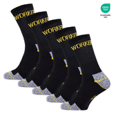 WORKDRY™ – PRACOVNÉ PONOŽKY 5 V 1 S CERTIFIKÁTOM OEKO‑TEX (SADA 5 KS)