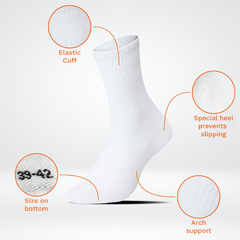 AIRMOVE™ – PRÉMIOVÉ ŠPORTOVÉ PONOŽKY 3 V 1 S CERTIFIKÁTOM OEKO‑TEX (SADA 3 KS)