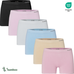 BAMBOOSOFT™ – 6-V-1 BEZŠVAJOVÁ BAMBUSOVÁ SPODNÁ BIELIZEŇ (SADA 6 KS)