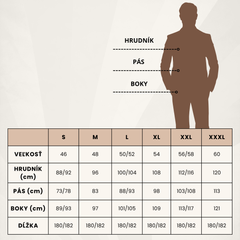 PÁNSKE BAVLNENÉ NOHAVICE - TREKMAN