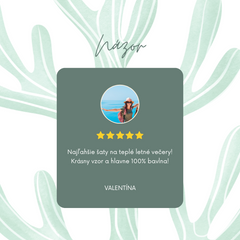 LETNÉ ŠATY ZO 100 % BAVLNY - VIVASUN