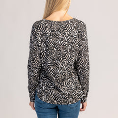 VIVA - DÁMSKE TRIČKO S DLHÝM RUKÁVOM ZO 100 % BAVLNY