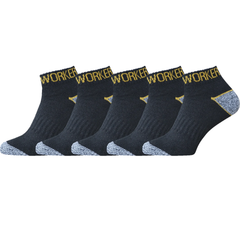 WORKERPRO™ – PÁNSKE PRACOVNÉ PONOŽKY 5 V 1 S CERTIFIKÁTOM OEKO‑TEX (SADA 5 KS)