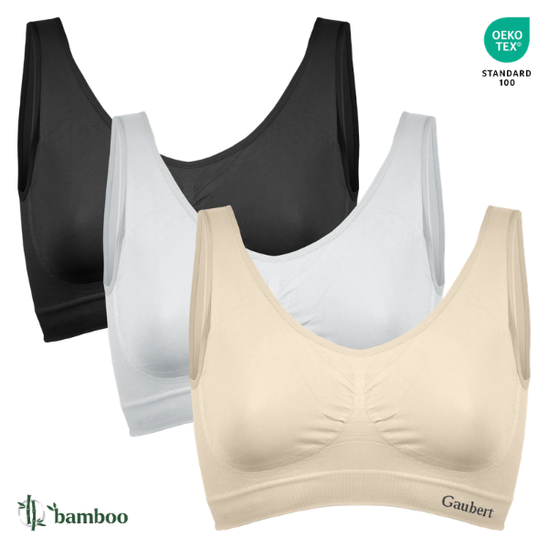 BAMBOOFLEX™ – BEZŠVAJOVÁ VYPRAŠOVANÁ PODPRSENKA (SADA 3 KS)