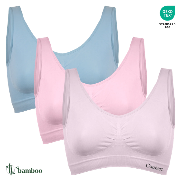 BAMBOOFLEX™ – BEZŠVAJOVÁ VYPRAŠOVANÁ PODPRSENKA (SADA 3 KS) - 4,99 € za ks