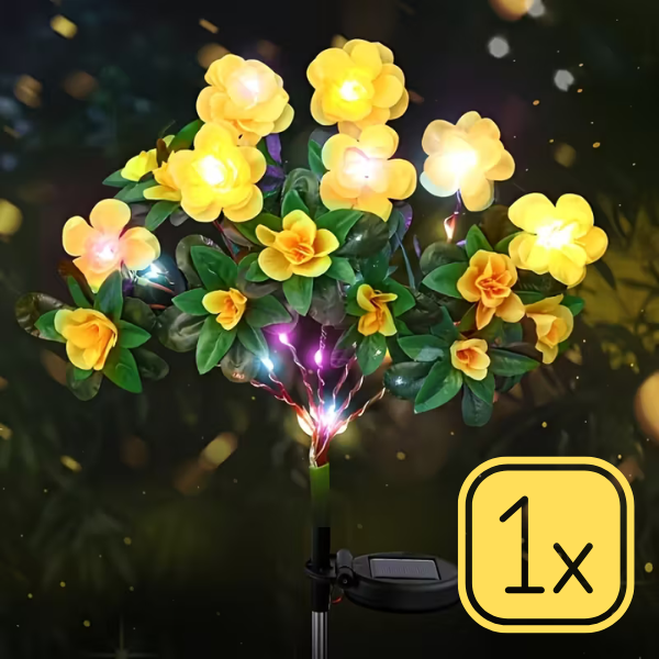 FLORABRIGHT™ – SOLÁRNA ZÁHRADNÁ LAMPA V TVARE KVETU