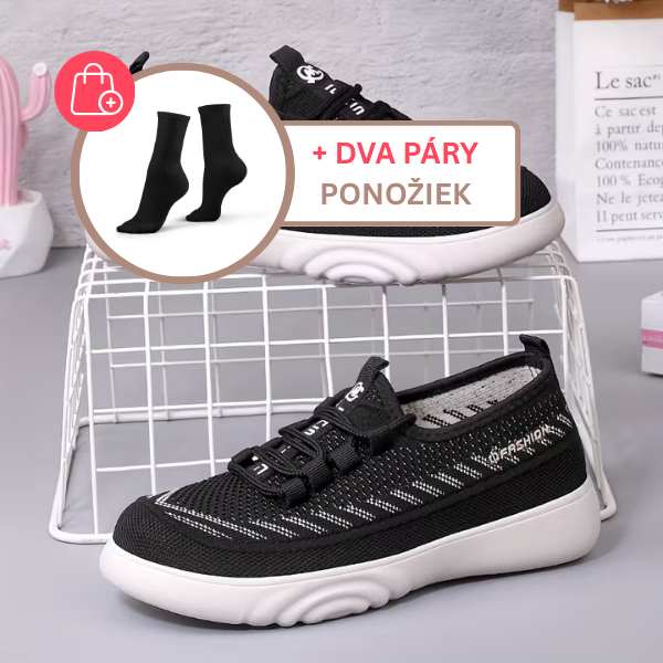 GLIMSOLE™ - PRIEDUŠNÉ DÁMSKE MOKASÍNY S TRBLIETAVÝMI DETAILMI