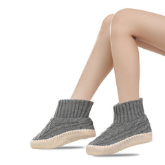 SNUGSOCK™ - Dámske pletené ponožkové papuče s mäkkou podrážkou