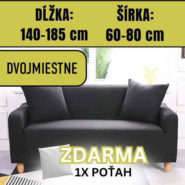 SOFTSTRETCH® – NAPÍNACIE POŤAHY NA SEDACIE SÚPRAVY - DVOJMIESTNE