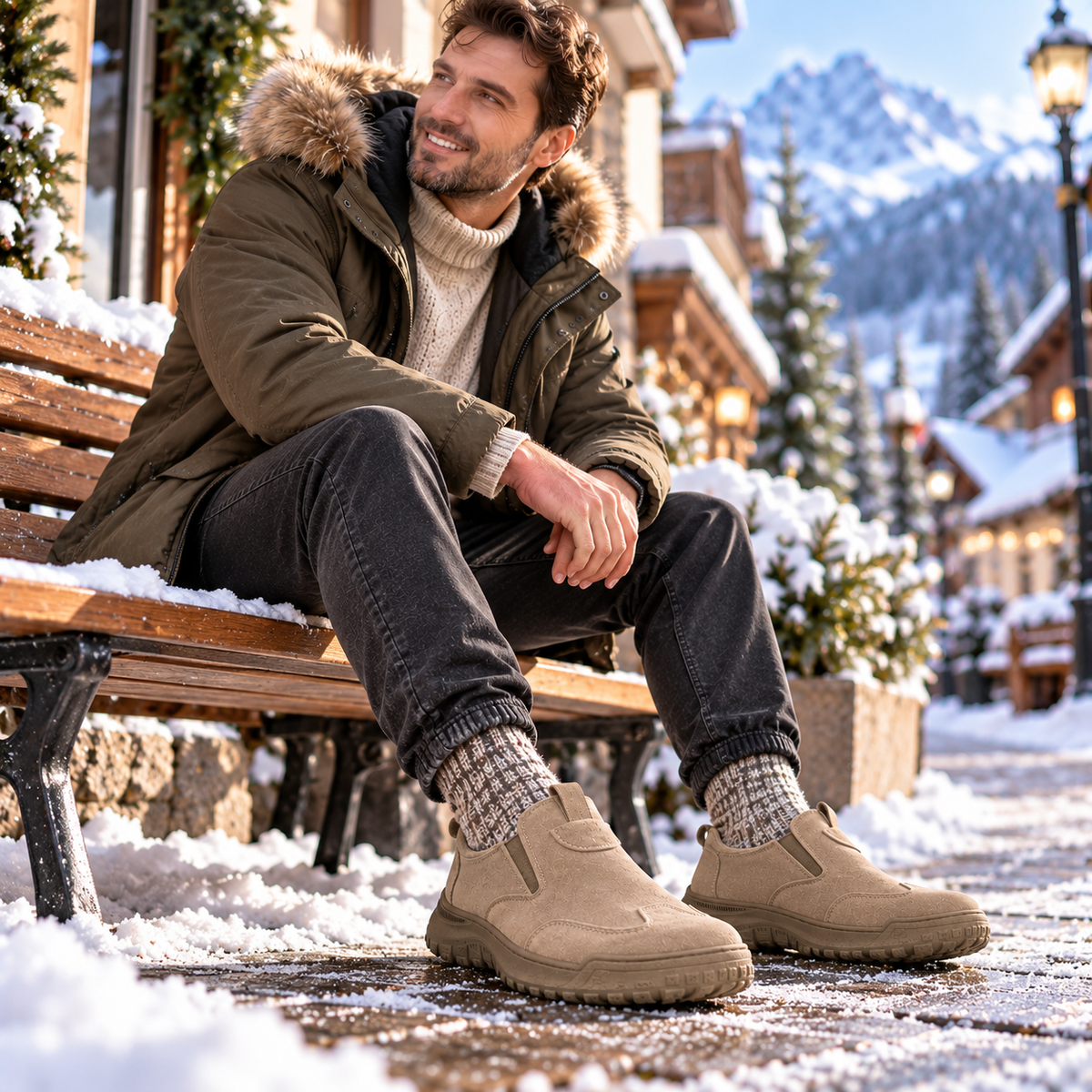 DAYWALK™ - PÁNSKE TOPÁNKY VEĽMI ĽAHKÉ, S PROTIŠMYKOVOU PODRÁŽKOU