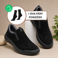 ČIERNA + DVA PÁRY PONOŽIEK