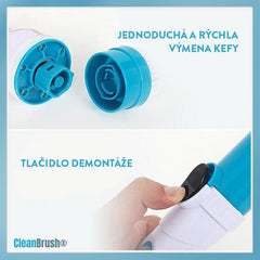 CLEANBRUSH® BEZDRÔTOVÁ ČISTIACA KEFA